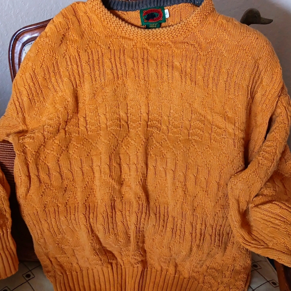 Large Men's Cotton Sweater.Good Vintage Condition.